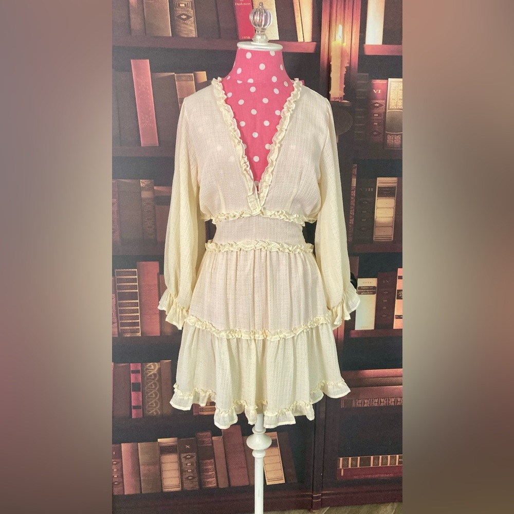Crème Spring Dress